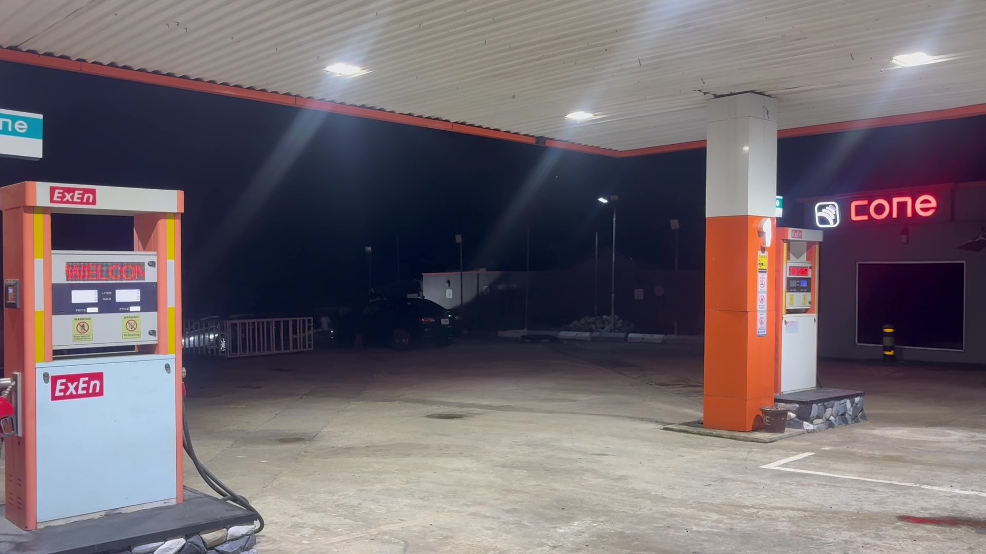 Cone E-Station pump area